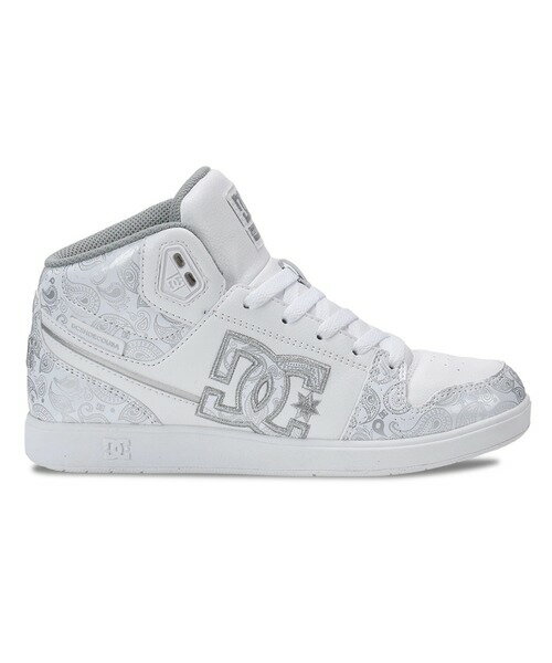 高級感のあるペイズリー柄＆シルバーの配色♪DC SHOE ユニバーシティMID SE SNDW261303-SLV