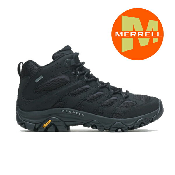 人気シリーズ「モアブ」最新モデル！メレル/MERRELL ウィメンズ モアブ3 シンセティック ミッド ゴアテックス W500424 トリプルブラック