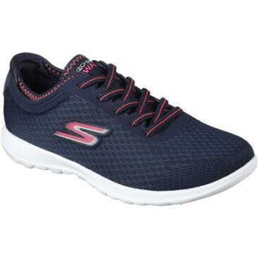 通気性の良いメッシュ素材のアッパーSKECHERS/スケッチャ−ズ GO WALK LITE-IMPULSE15350-NVPK