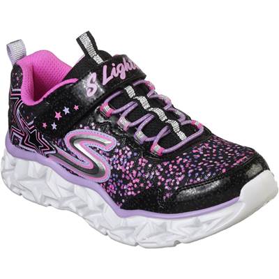 ライトアップ機能付きの楽しいスケッチャーズSKECHERS/スケッチャ−ズ ガールズS LIGHT GALAXY LIGHTS10920L-BKMT