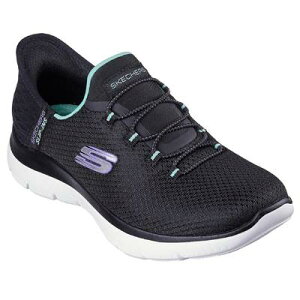 履きやすさと快適さを高次元で融合した話題作♪スケッチャーズ/SKECHERS SUMMITS-DIAMOND DREAMスリップインズサミッツハンズフリー SLIP INS 150123-BKTQ