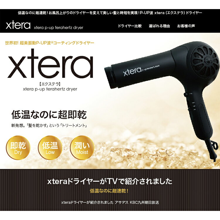 【期間限定20%OFF】P-UP テラヘルツドライヤー エクステラ トリートメントドライヤ...