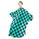 メイホー 1025 カットクロス ロングタイプ 市松模様 刈布 鬼滅の刃 炭治郎 ヘアカット サロン用 美容院 美容室 サロン用 理容院 理容室 自宅 床屋 散...
