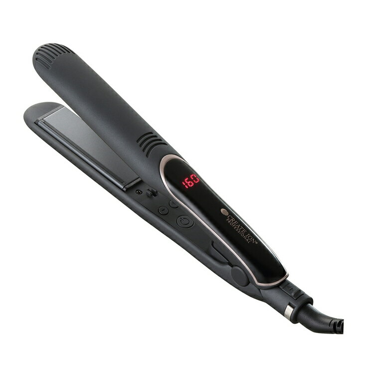 クレイツイオン エレメアストレート SSIE-G15PRO 海外兼用 ストレートアイロン ストレートヘア 黒色 ツヤプロ用美容室・美容院専門店 プチギフト用 ギ...