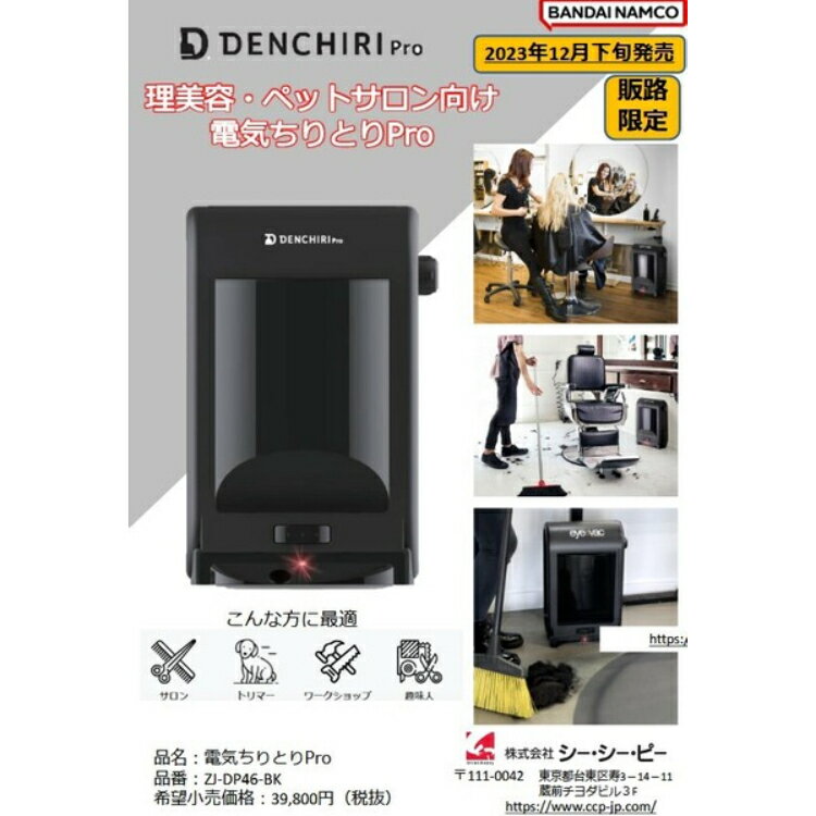 シー・シー・ピー『電気ちりとりProZJ-DP46-BK』