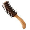 【20%OFF】定形外郵便送料無料 ベス ブラッシングブラシ ナチュラルラスター NL-1400 ヘアブラシ 天然豚毛100% S型ブラシ ブラウン ブロープロ...