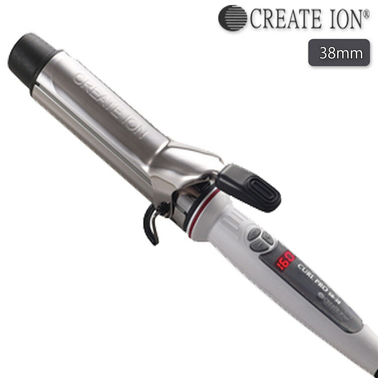 【正規品】クレイツ イオンカールプロ SR-38 コテ ヘアアイロン カールアイロン 38mm アイロン 巻き髪 巻髪 ウェーブ クレイツイオン イオンカール ...