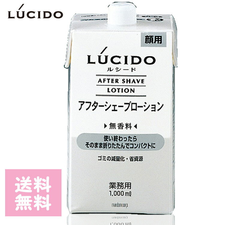 マンダム ルシード アフターシェーブローション 詰替 1000ml アフターシェーブローション 詰替用 1L 業務用【送料無料】【LUCIDO_mandom_マンダム_ルシードトニック_プロ用理美容室専門店_業務用_温泉施設_温浴施設_スポーツ施設_ゴルフ場_スパ施設】