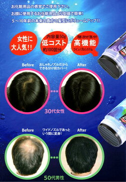 マジックパウダー 50g【黒_ナチュラルブラック_ダークブラウン_ライトブラウン_グレー】【クラウン】【薄毛隠し/薄毛カバー/男女兼用/MAGIC POWDER】スーパーミリオンヘアーをお使いの方にも!(10005071)【プロ用美容室専門店 コスメジャングル】【ss1812】