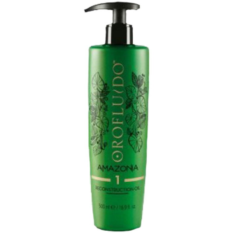 オロフルイド アマゾニア リコンストラクションオイル 500ml ダメージ ヘア ORUFLUIDO AMAZONIA サロン専売 ヘアマスク ヘアパック ヘアリペア ヘアトリートメント ヘアオイル プロ用美容室・美容院専門店 プチギフト用 ちょっとしたプレゼント用にも コスメジャングル