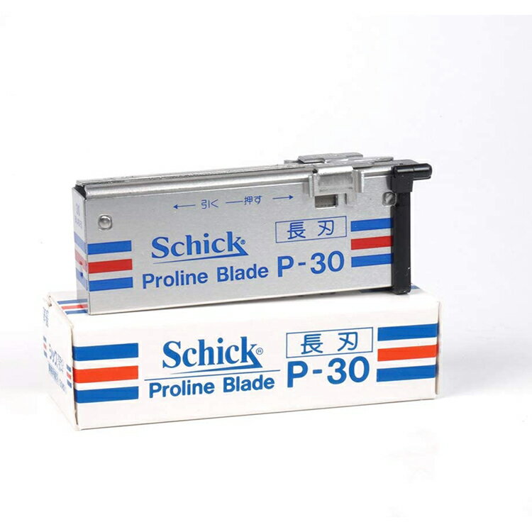 ポスト投函送料無料 シックP-30長刃替刃 30枚入 プロラインブレード P30 替え刃 替刃 Schick Proline Blade レザー カミソリ 剃刀 メン..