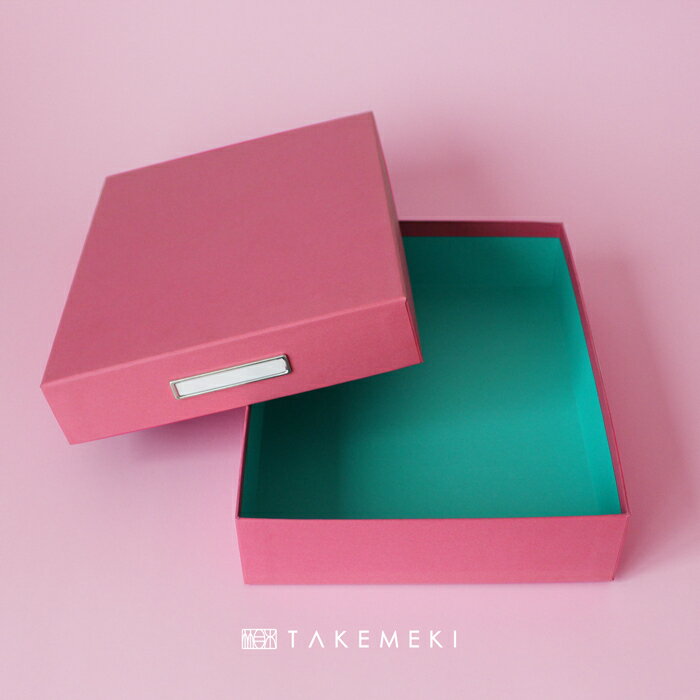 送料無料！【TAKEMEKI】大きめ B5 サイズ 道具箱 (ピンク / ジェードグリーン) DESK BOX お道具箱 おどうぐばこ デス…