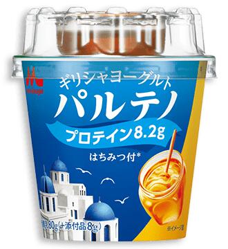 送料無料/ヨーグルト/森永濃密ギリシャヨーグルトPARTHENOパルテノ はちみつソース付12個セット