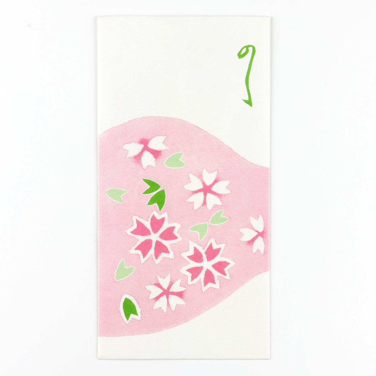 竹尾 夢祝儀袋 桜 ポチ袋 大 91×185mm 5枚 | TAKEO PAPER PRODUCTS | 和紙 お年玉 心づけ