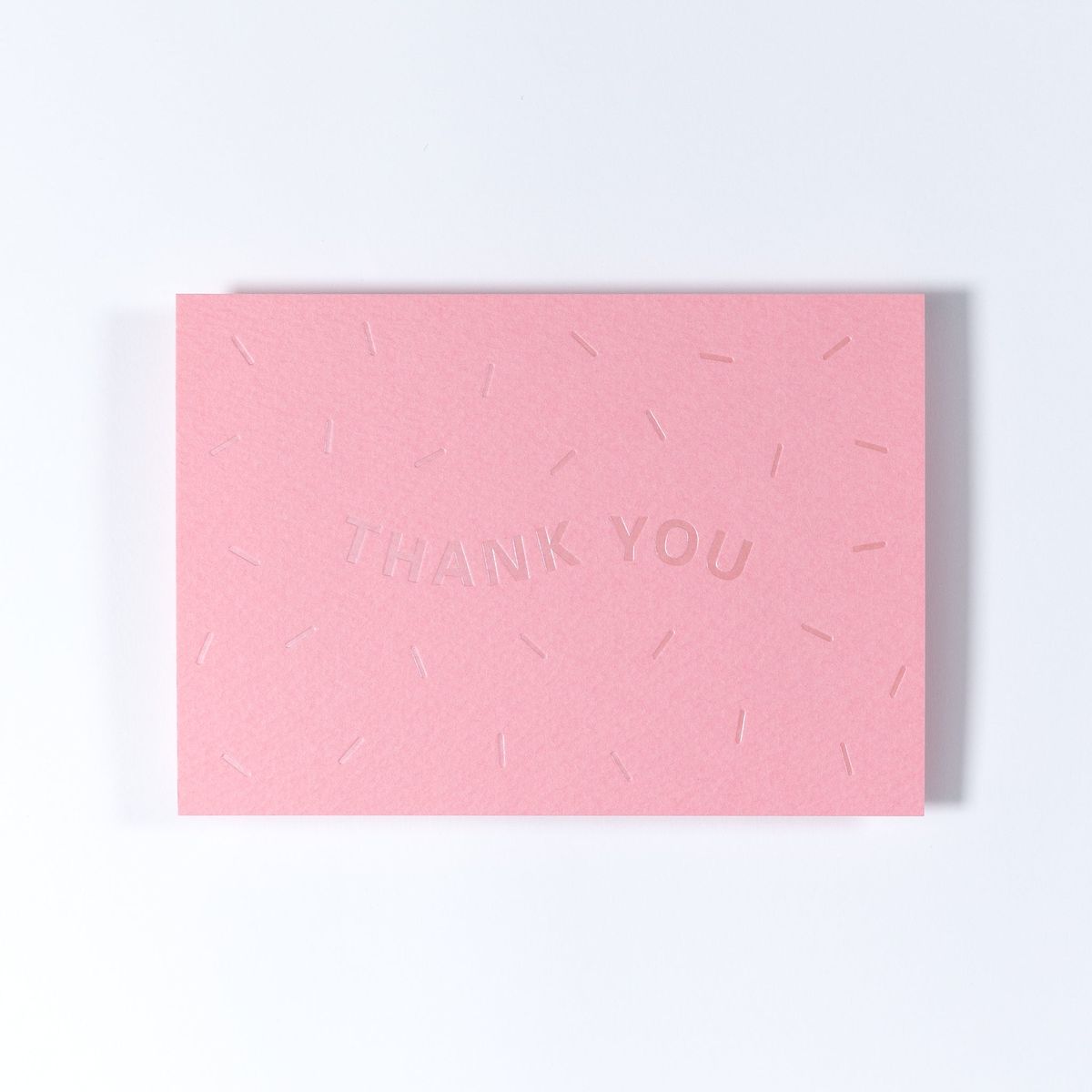竹尾 PAPER PALETTE メッセージ THANK YOU マーメイド コーラル 1枚入　メッセージカード
