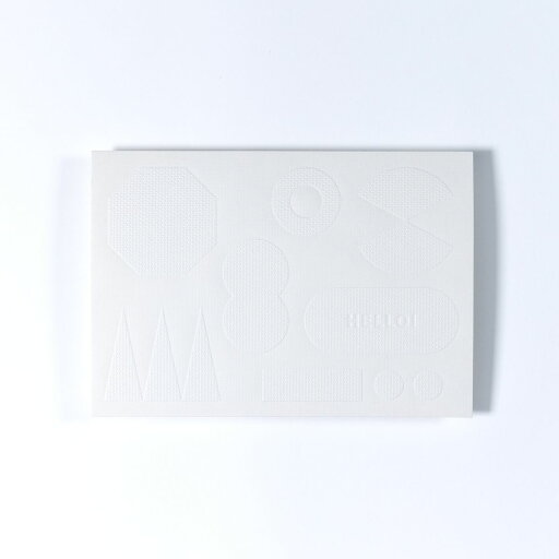 竹尾 PAPER PALETTE メッセージ HELLO! タッセルGA スノーホワイト デボス加工 150×105mm 1枚 | TAKEO PAPER PRODUCTS ペーパーパレット | 白 竹尾 PAPER PALETTE メッセージ HELLO! タッセルGA スノーホワイト デボス加工 150×105mm 1枚 | TAKEO PAPER PRODUCTS ペーパーパレット | 白