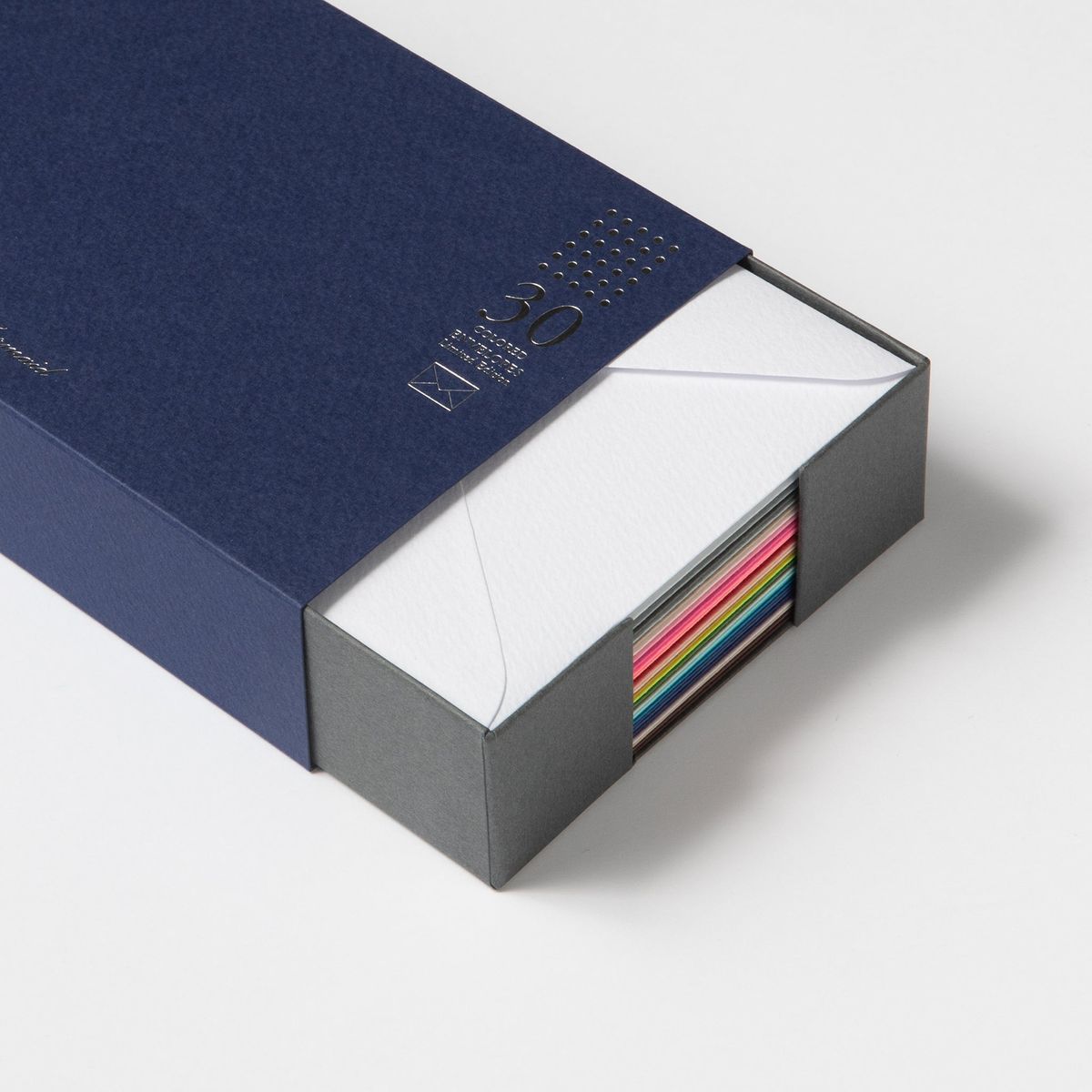 竹尾 マーメイド30色封筒セット 深海 限定品 ダイヤ貼り163×112mm 30枚(30色×1枚) | TAKEO PAPER PRODUCTS ペーパーパレ...