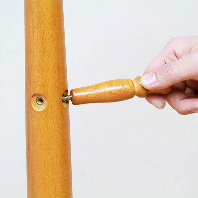 【半額クーポン】【送料無料】ポールハンガー ハンガーラック 木製 スリム 洋服掛け 洋服 収納 北欧 コート掛け リビング収納 ホワイト ナチュラル バッグ 省スペース 玄関 シンプル 帽子 [3]