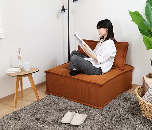 【送料無料】ソファ コンパクト 1人掛け 1P 完成品 チェア チェアー ソファー フロアチェア 一人用 北..
