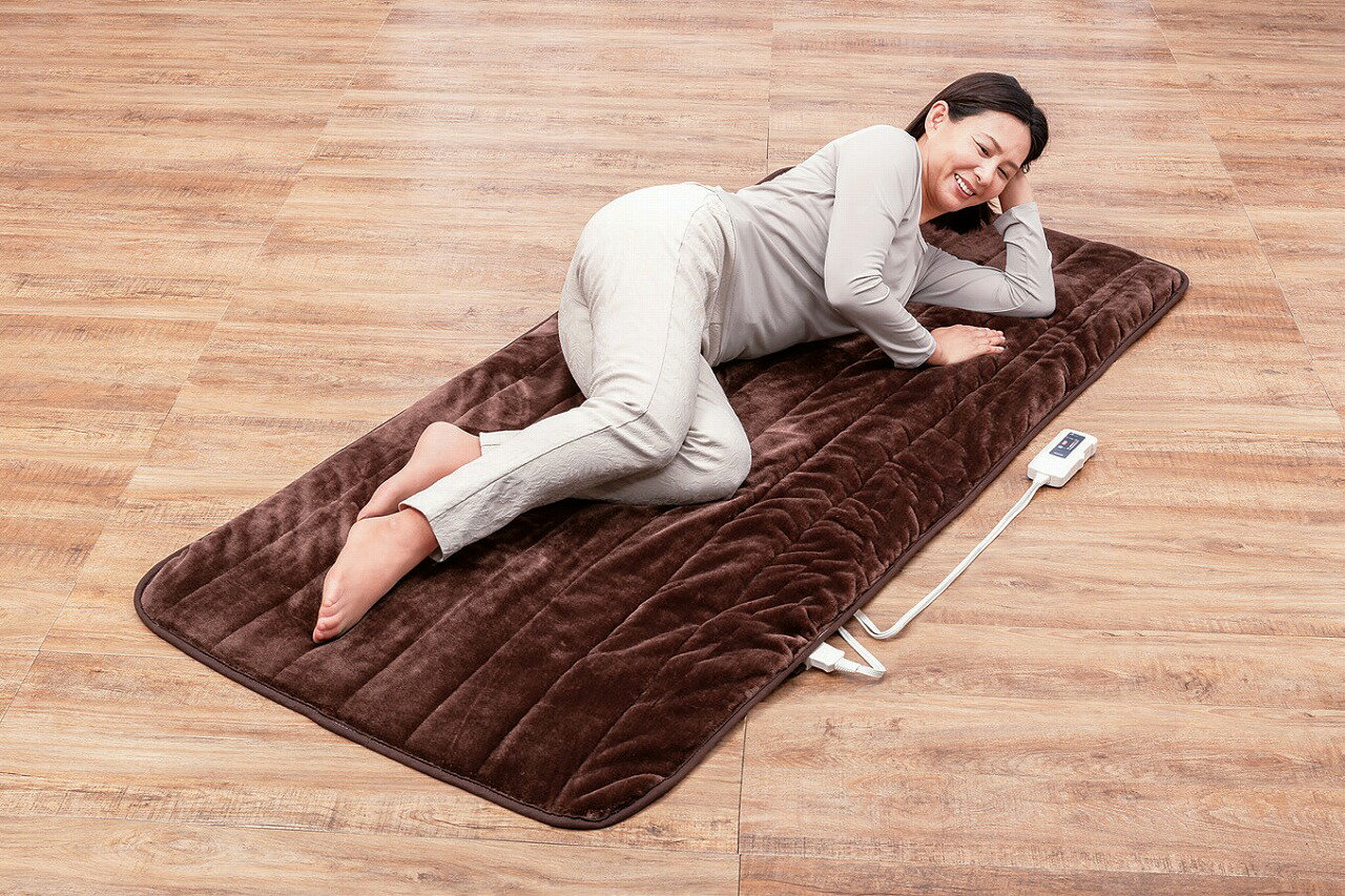 【送料無料】電気であったかごろ寝マット 電気マット 電気毛布 暖かい ごろ寝マット 快適 フリーマット お昼寝マット オシャレ 防寒