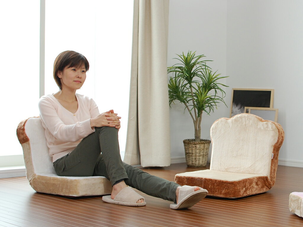 【半額クーポン付き】【送料無料】パン座椅子！お子様も使えるサイズ日本製（国産）【沖縄・離島へは配送できません】