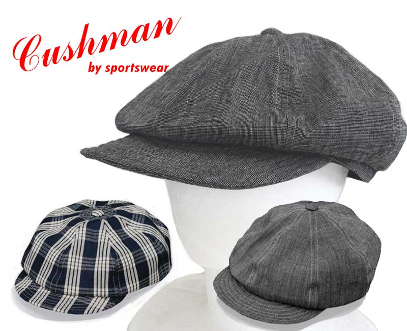乐天商城 - CUSHMANクッシュマン CHECK CASQUETTE キャスケット/帽子