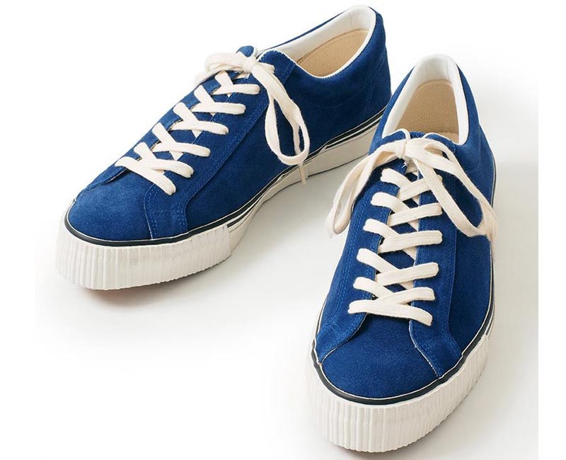 WAREHOUSEウエアハウス スニーカー 3400　SUEDE SNEAKER　(BLUE)