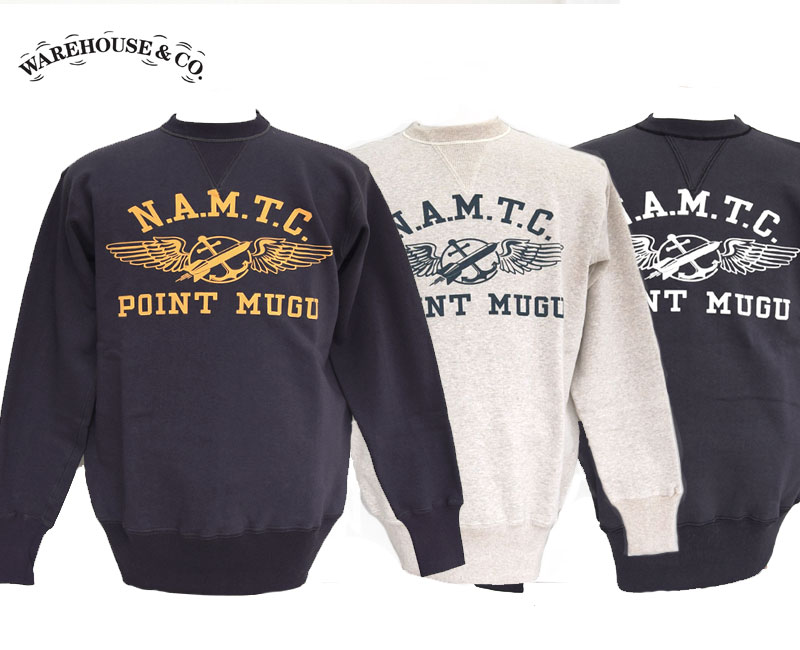 WAREHOUSE ウエアハウス スウェット Lot 403-N.A.M.T.C セットインフリーダムスリーブ