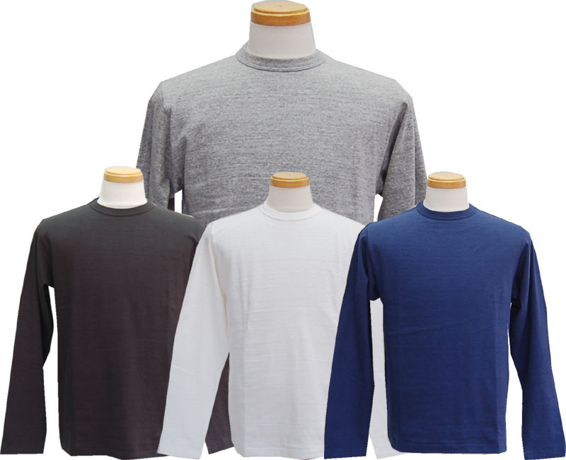WAREHOUSE ウエアハウス ロングスリーブ 5906 SET-IN 長袖クルーネックTEE 12/-天竺