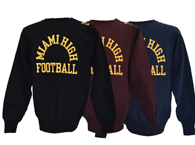 WAREHOUSEウエアハウス スウェット 483 MIAMI HIGH リバーズスウェット