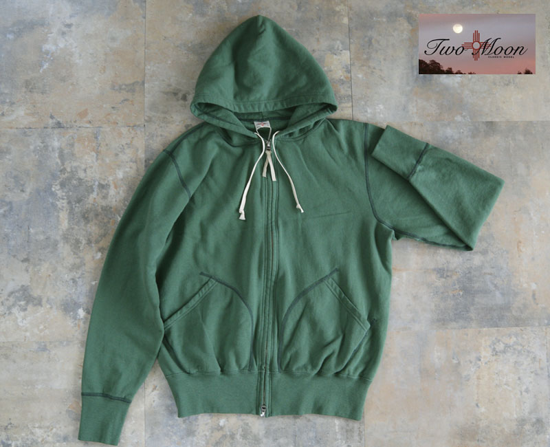 TWO MOON トゥームーン スウェット 10191 Light Weight Full-Zip Parka2025/