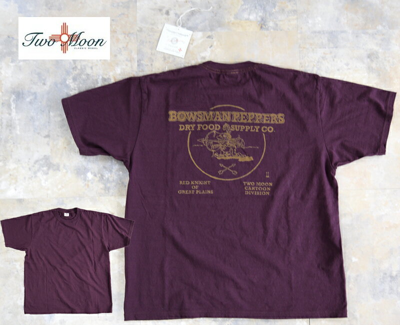 TWO MOONȥࡼBOWSMAN RED KNIGHT2 T- 20333 Tee /Dark purple
