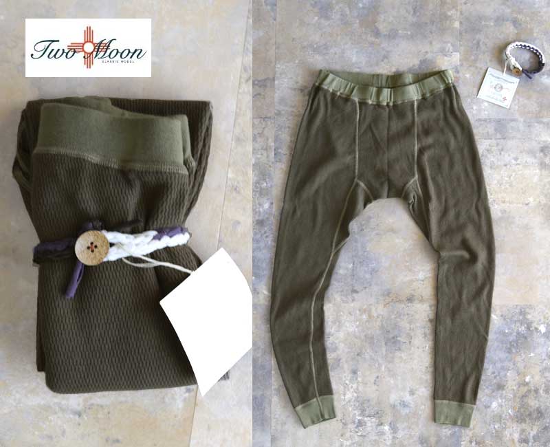 TWO MOONトゥームーン オールドサーマル スパッツ27509-45 (Green 2TONE)