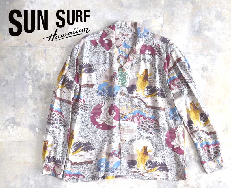 SUN SURF サンサーフ JAPANESE QUAINT DESIGN LIBERTY HOUSE ハワイアンシャツSS29604