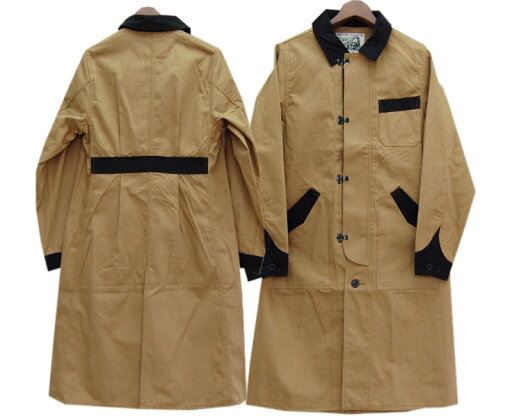 DAPPER'Sダッパーズ コート Classical Front Hook Engineers Coat LOT1237(KHAKI BEIGE/BLACK) DAPPER'Sダッパーズ コート Classical Front Hook Engineers Coat LOT1237(KHAKI BEIGE/BLACK)