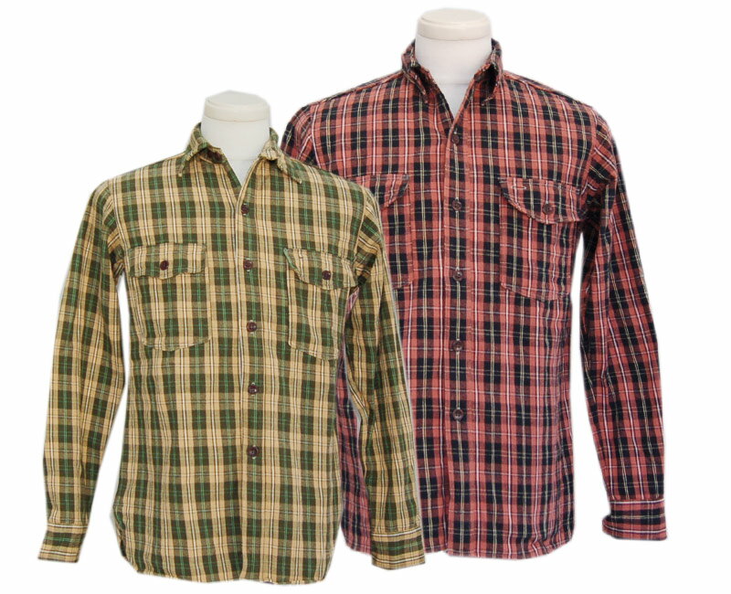 WAREHOUSEウエアハウス 3022 FLANNEL SHIRTS WITH CHINSTRAP 2021 ワンウォッシュ