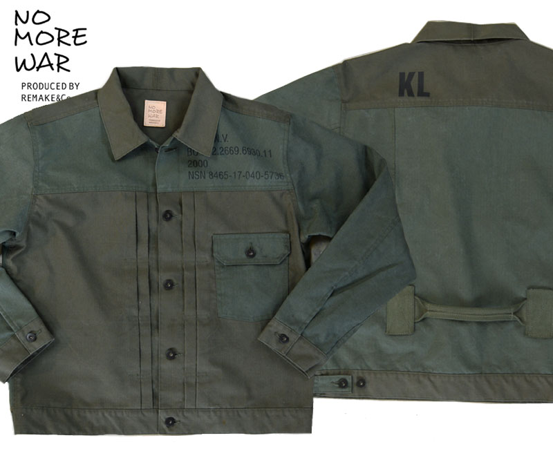 NO MORE WAR REMAKE&Co. ノーモアウォー ダッフルGジャン REB017