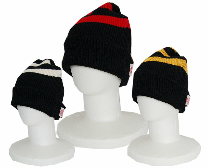 INDIAN MOTORCYCLE インディアンモーターサイクル 帽子 WOOL BORDER KNIT CAP