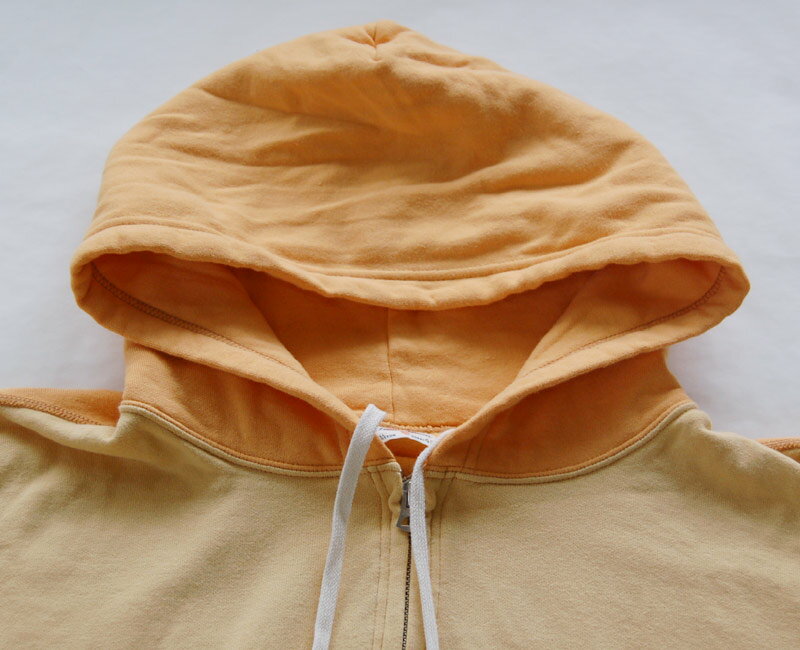 TWO MOON トゥームーン スウェット　10191 Light Weight Full-Zip Parka2021(オレンジ/イエロー)