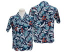 2023 SunSurf TT[t SS39022 / RAYON HAWAIIAN SHIRT gISLAND FEELINGh(128:NAVY)