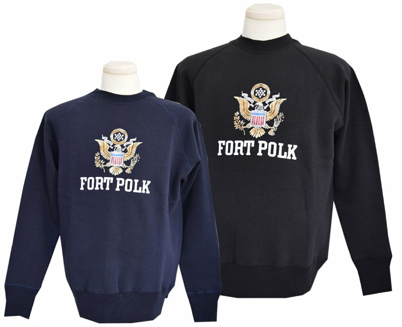 WAREHOUSE ウエアハウス スウェット409 ラグランスリーブ FORT POLK