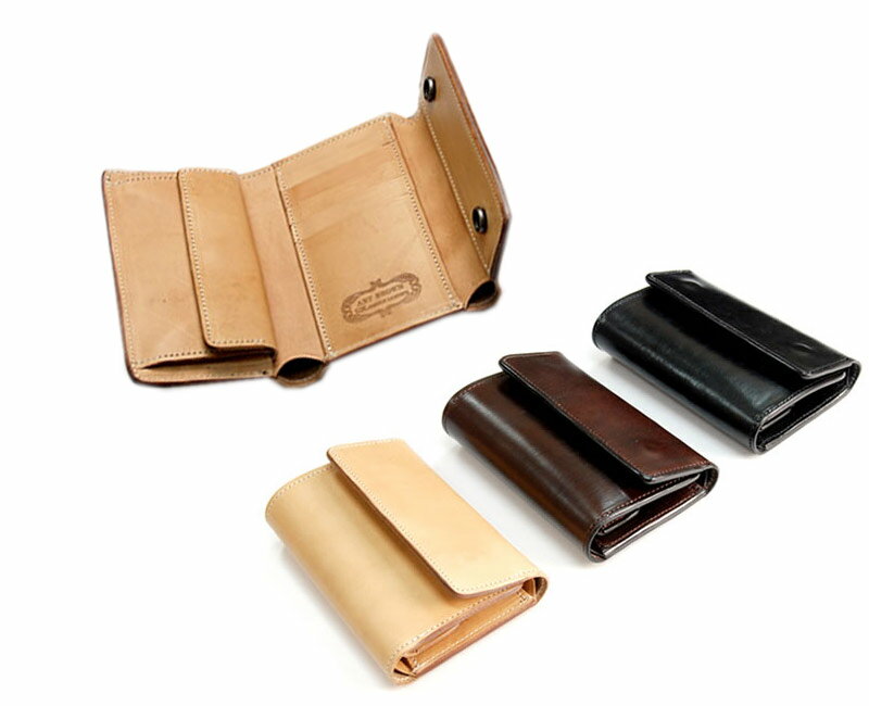 (ご予約品)ART BROWN アートブラウンEAW00056AB 財布 UKサドルレザー 三つ折り.(2ヶ月待ち)