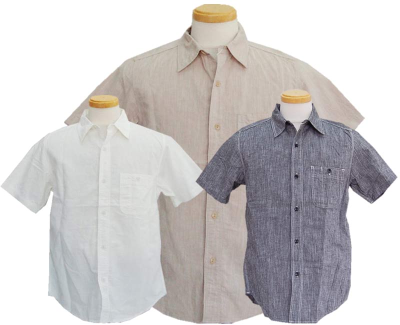 Rakuten - Two Moon トゥームーン シャツ S/S麻混ワークシャツ 【smtb-k】【kb】