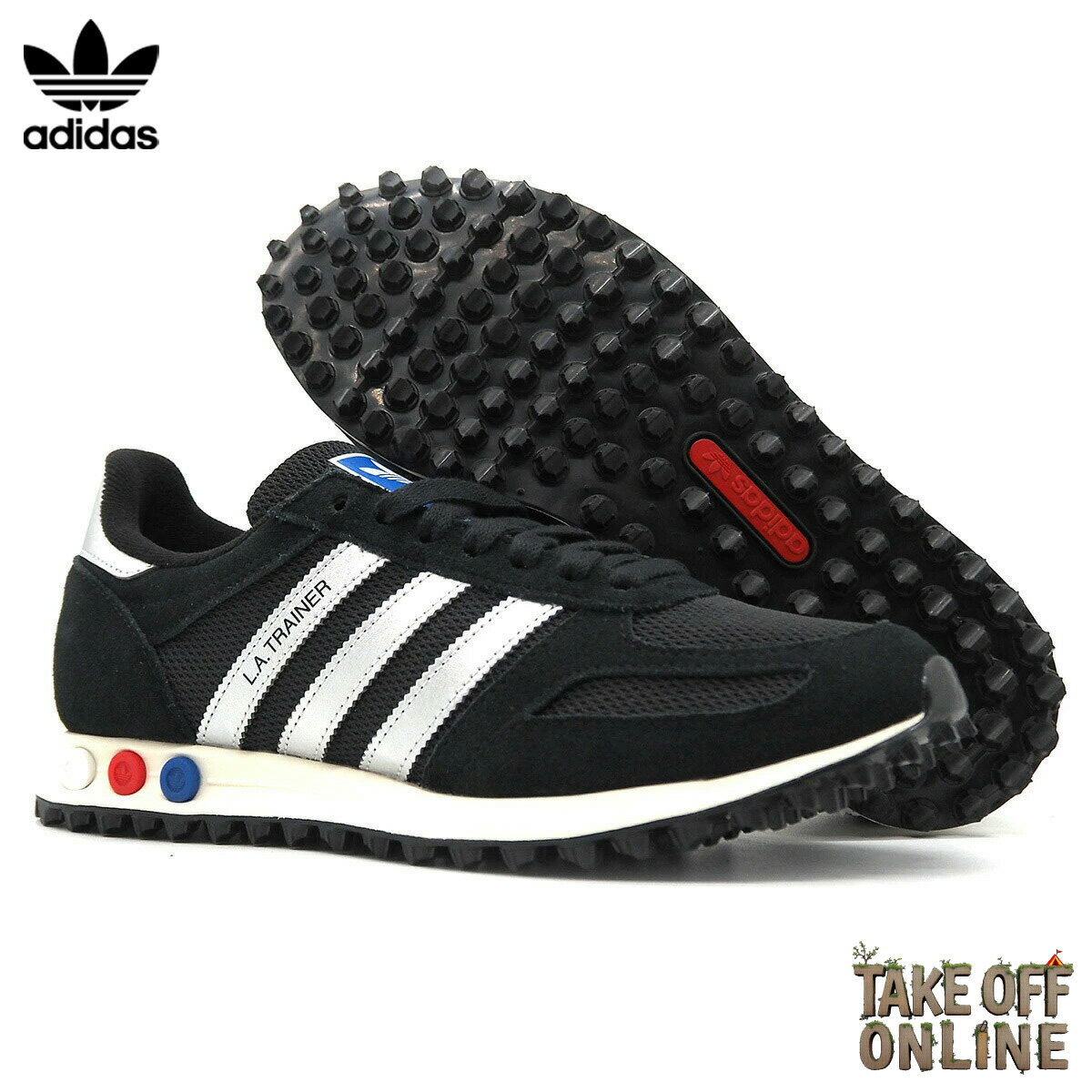 ADIDAS LA TRAINER OG CORE BLACK/SILVER METALLIC/OFF WHITE KJ4381 アディダス LAトレーナー OG ブラック メンズ