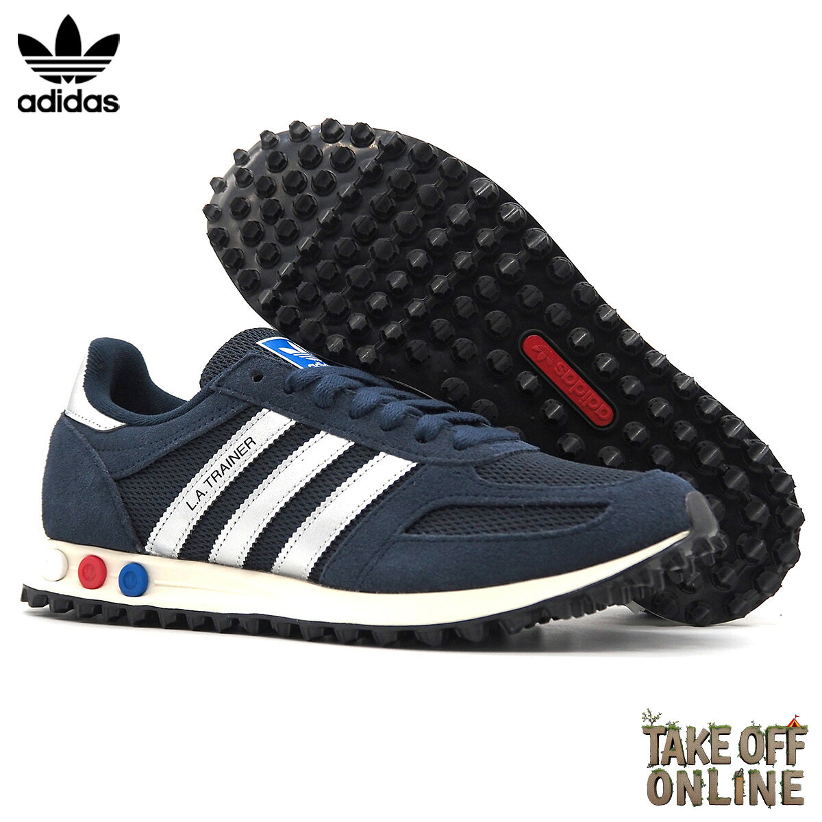 ADIDAS LA TRAINER OG LEGEND INK/SILVER METALLIC/OFF WHITE KJ4382 アディダス LAトレーナー OG ネイビー メンズ