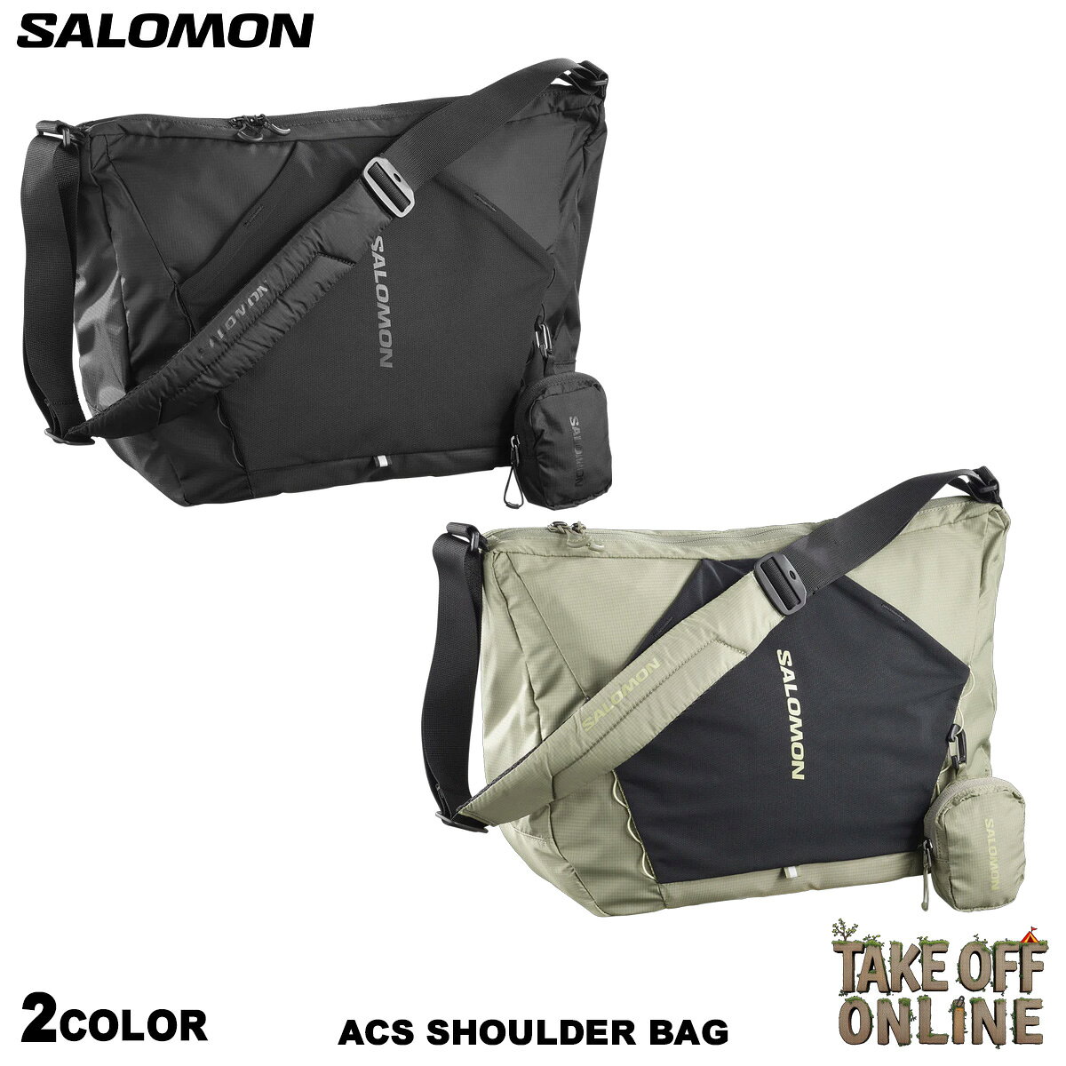 SALOMON ACS SHOULDER BAG 2カラー LC2867600 LC2867700 サロモン エーシーエス ショルダー バッグ ユニセックス バッグ 2026FW