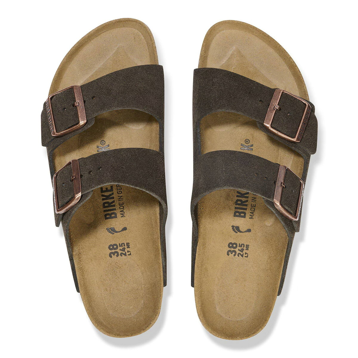 BIRKENSTOCK ARIZONA (SUEDE) MOCCA NARROW幅 1027083 ビルケンシュトック アリゾ...