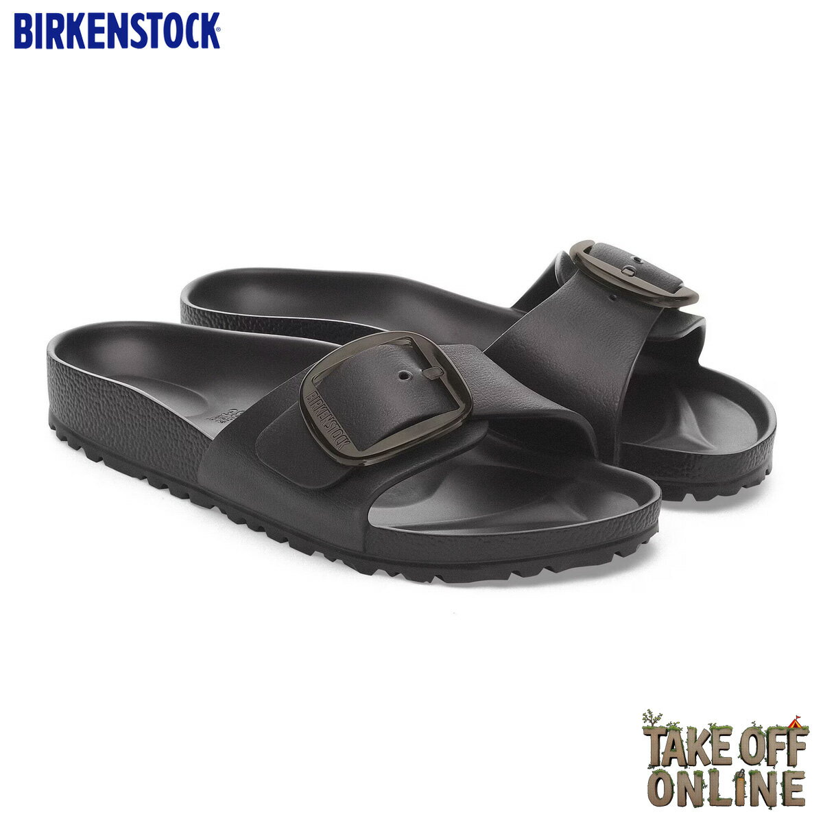 【楽天スーパーセール】BIRKENSTOCK MADRID BIG BUCKLE EVA BLACK NARROW幅 1029635 ビルケンシュトック マドリッド ビック バックル EVA ブラック スリム幅 国内正規品