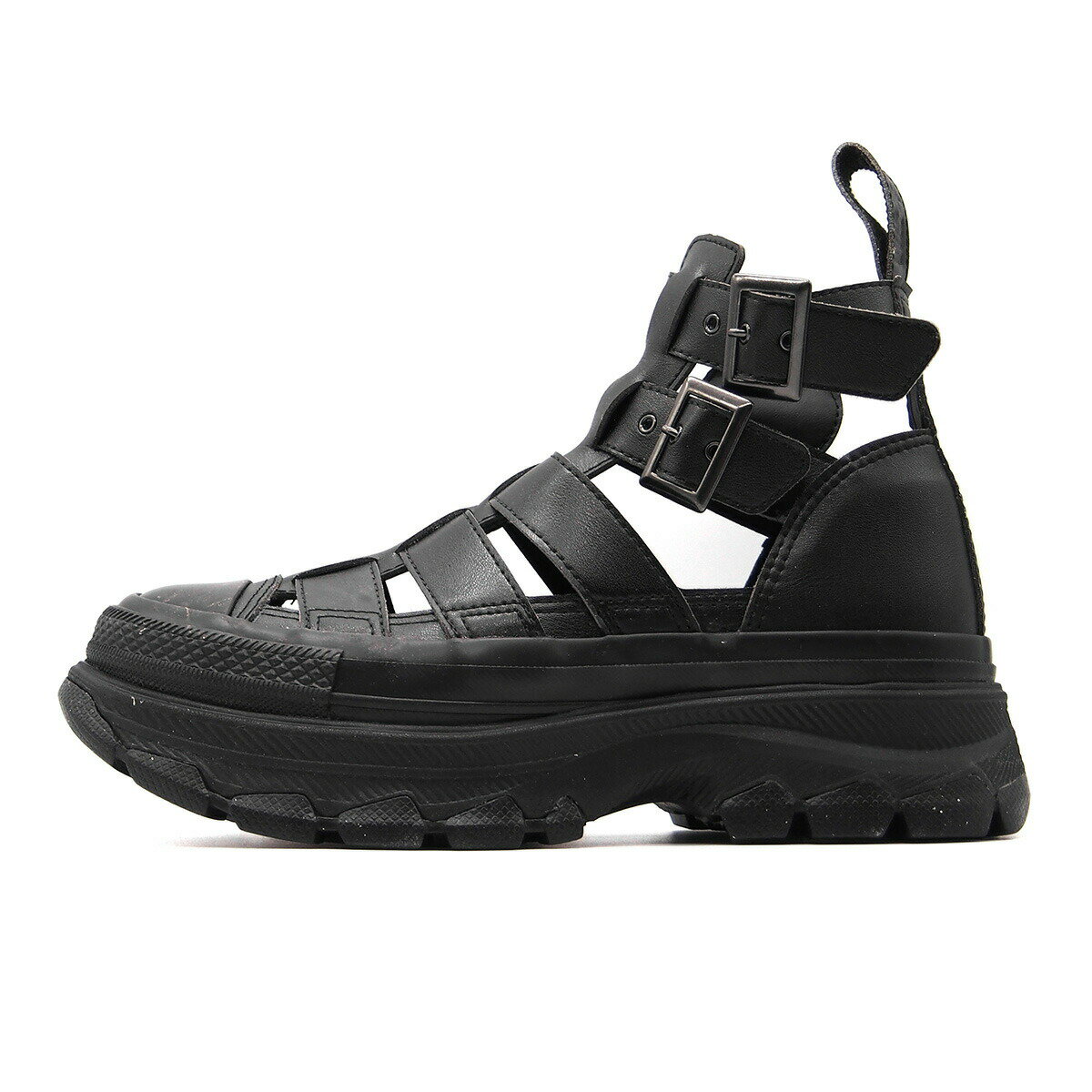 【スーパーSALE 1000円OFFクーポン】CONVERSE ALL STAR R TREKWAVE GLADIATOR HI 1se013(31311940) ブラック コンバース オールスター R トレックウェーブ グラディエーター ハイ レディース