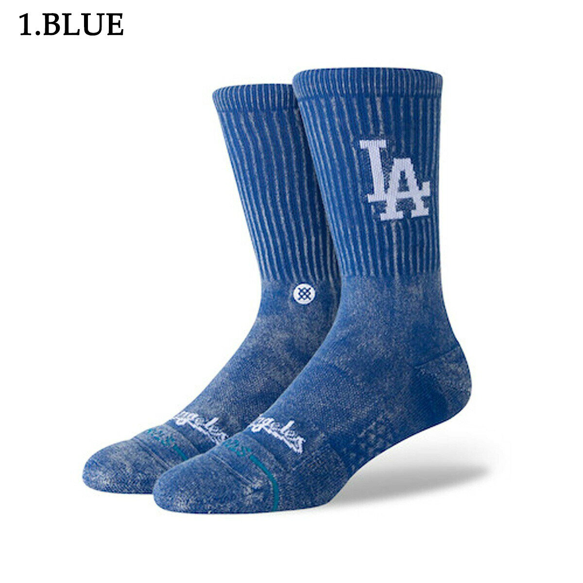 TAKE OFF ONLINEのSTANCE FADE SOCKS A556A24 スタンス ソックス フェード ソックス ブルー ブラウン ネイビー メンズ 靴下｜アングル2
